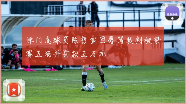 津门虎球员陈哲宣因辱骂裁判被禁赛五场并罚款五万元